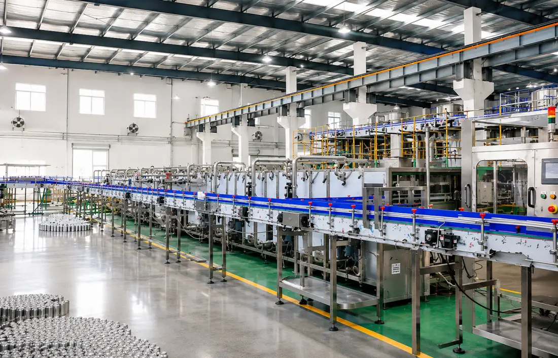 Dây chuyền sản xuất nước giải khát đóng lon